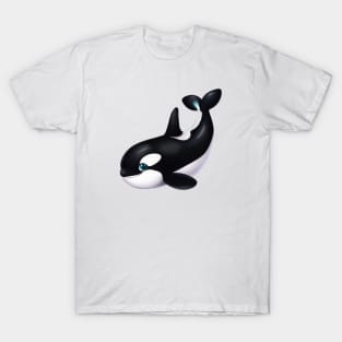 Cute Orca Drawing T-Shirt